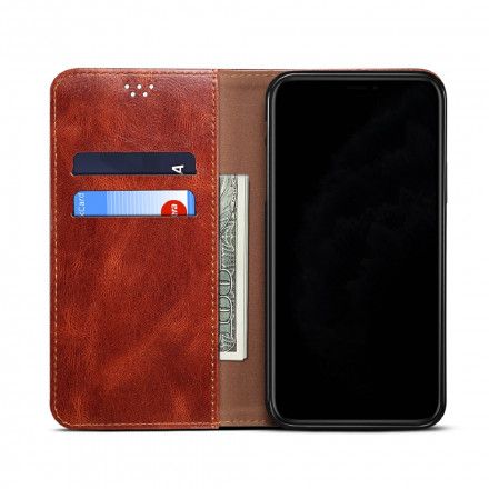 Beskyttelse Deksel Til Xiaomi Mi 11 5G Folio Deksel Vokset Kunstskinn