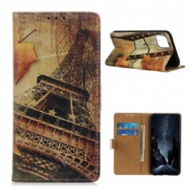 Folio Deksel Til Xiaomi Mi 11 5G Eiffeltårnet Om Høsten