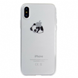 Deksel Til iPhone XR Panda-logospill