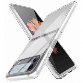 Deksel Til Samsung Galaxy Z Flip 4 Folio Deksel Transparent Anti-gulning