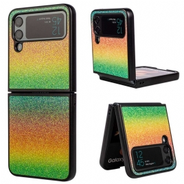 Mobildeksel Til Samsung Galaxy Z Flip 4 Folio Deksel Glittergradienter