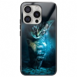 Deksel iPhone 16 Pro Max Mobildeksel Herdet Glass Kat