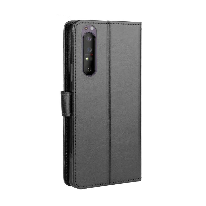 Folio Deksel Til Sony Xperia 1 II Plinkende Kunstskinn