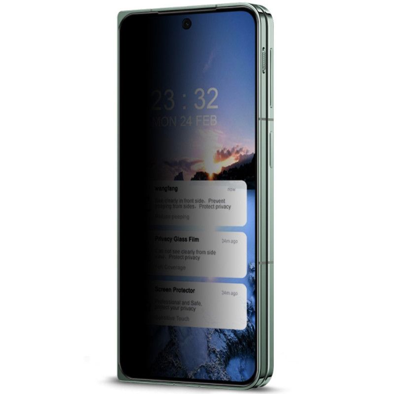 Anti-spion Skjermbeskytter I Herdet Glass For Oppo Find N3 / Oneplus Open Frontskjerm Imak