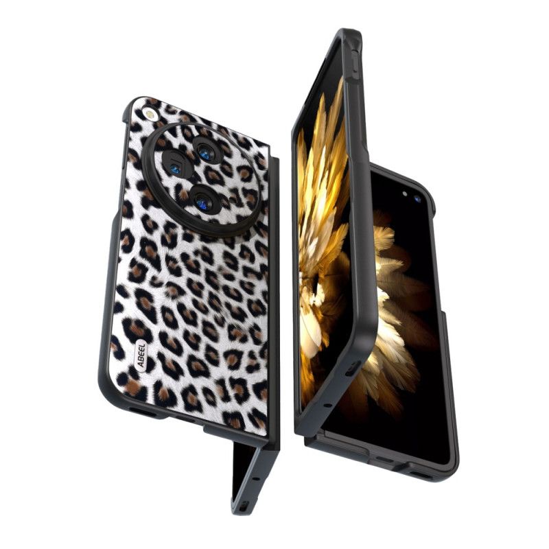 Deksel Oppo Find N3 Abeel Leopardtrykk