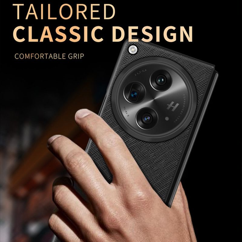 Deksel Oppo Find N3 Åpen Vevd Tekstur