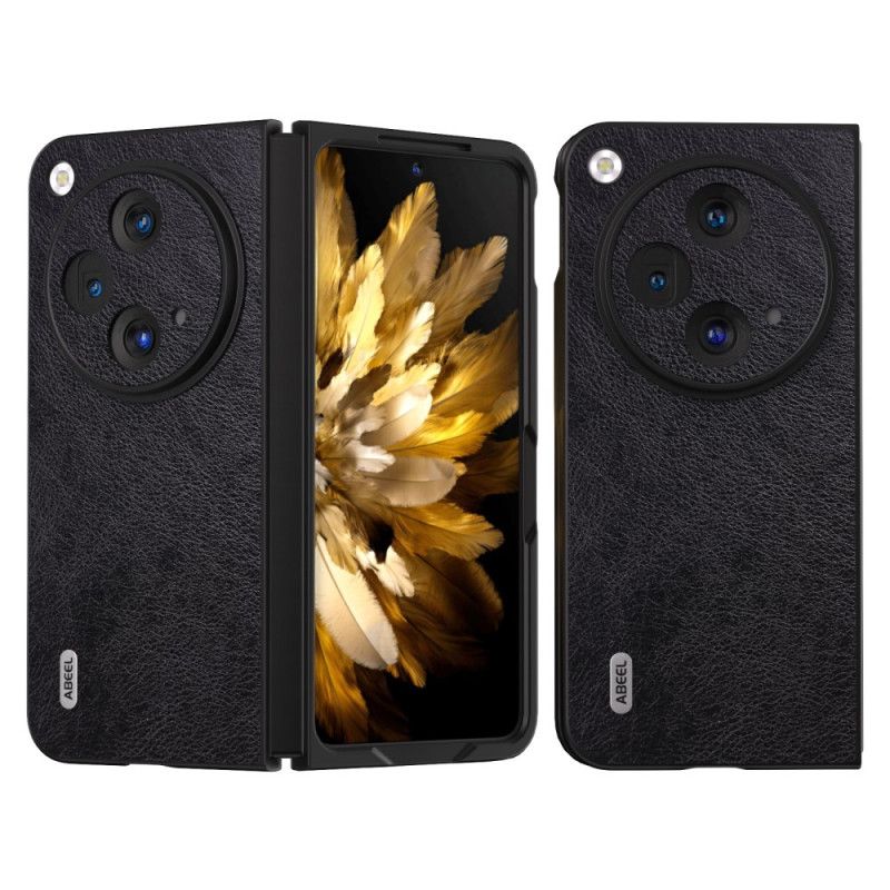 Deksel Til Oppo Find N3 Abeel Lychee Skinneffekt