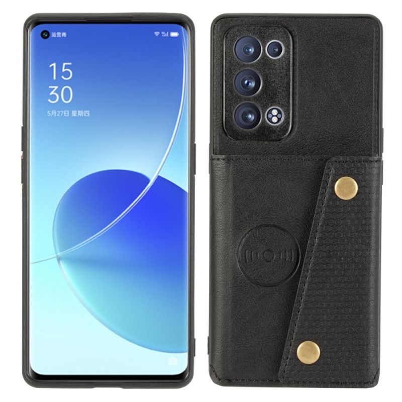 Deksel Til Oppo Reno 6 Pro 5G Papirkortholder