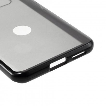 Deksel Til Huawei P40 Pro Metalfelger Og Dobbelt Herdet Glass