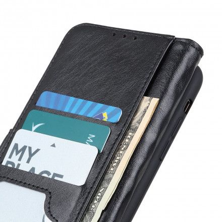 Folio Deksel Til Huawei P40 Pro Teksturert Kunstskinn