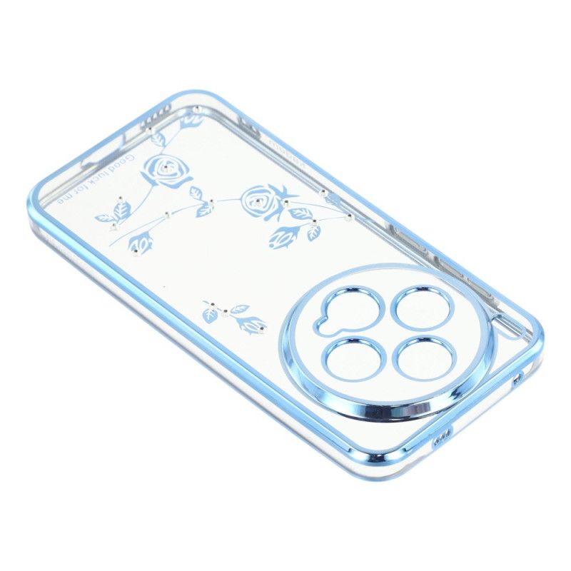 Deksel Til Vivo X300 Kadem Strass- Og Blomsterdesign