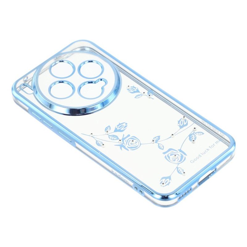 Deksel Til Vivo X300 Kadem Strass- Og Blomsterdesign