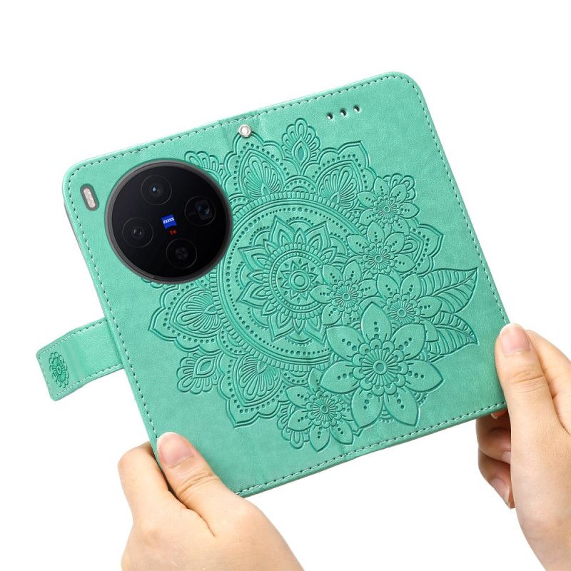 Folio Deksel Vivo X300 Mandala-trykk