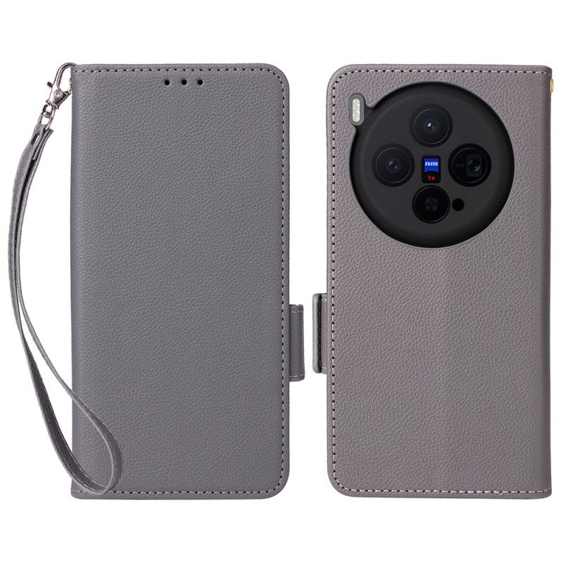 Folio Deksel Vivo X300 Strap-on Kunstskinn