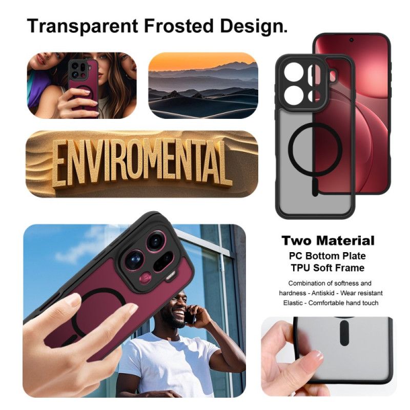 Deksel Oppo Find X9 Pro 5g Magnetisk Safe Ux-9b Imak Beskyttelse Deksel