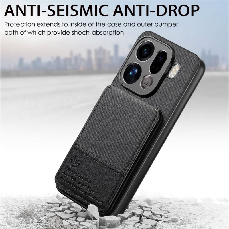 Deksel Oppo Find X9 Pro 5g Mobildeksel Kortholder Og Rfid-beskyttelse