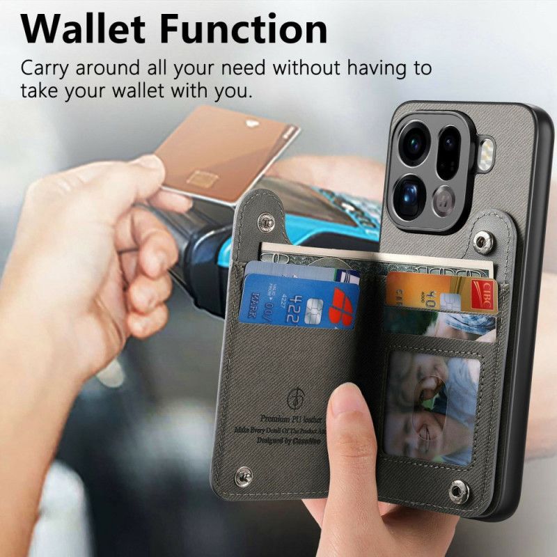 Deksel Oppo Find X9 Pro 5g Rfid-lommebok Beskyttelse Deksel