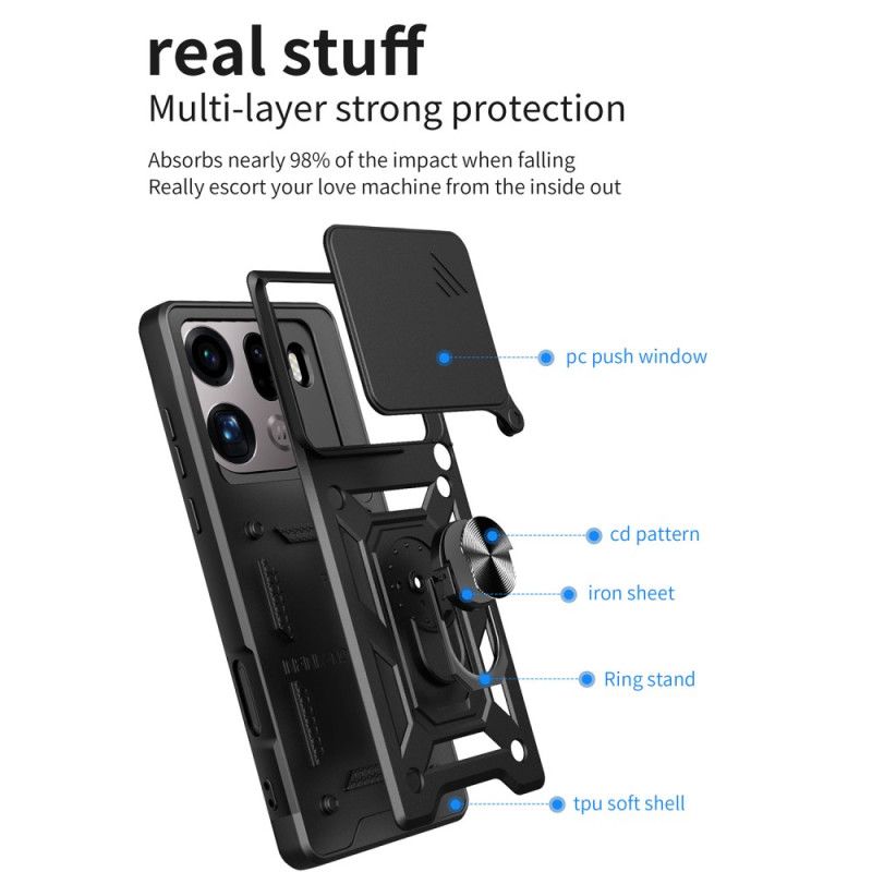 Deksel Oppo Find X9 Pro 5g Skyvevennlig Kamerabeskytter Og Stativ Beskyttelse Deksel