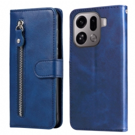 Folio Deksel Oppo Find X9 Pro 5g Lomme Med Glidelås