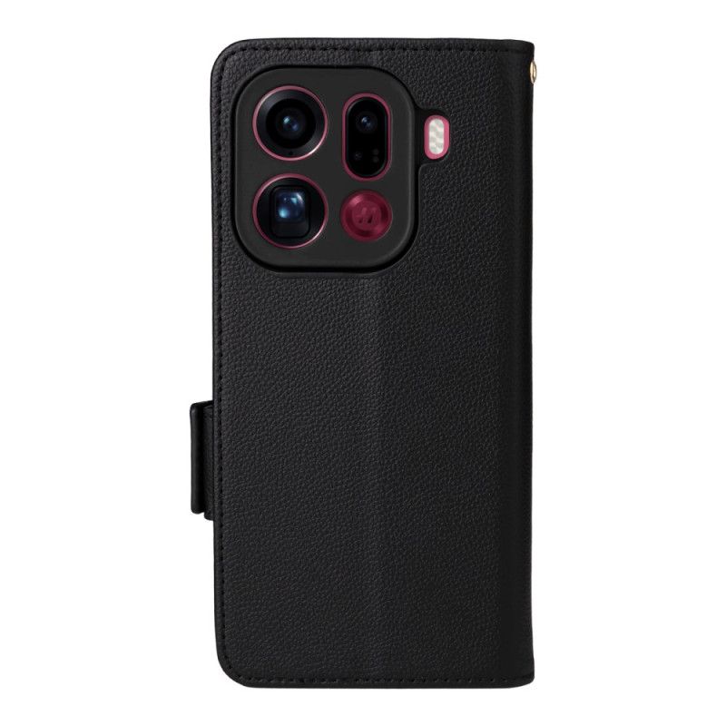 Folio Deksel Til Oppo Find X9 Pro 5g Imitasjon