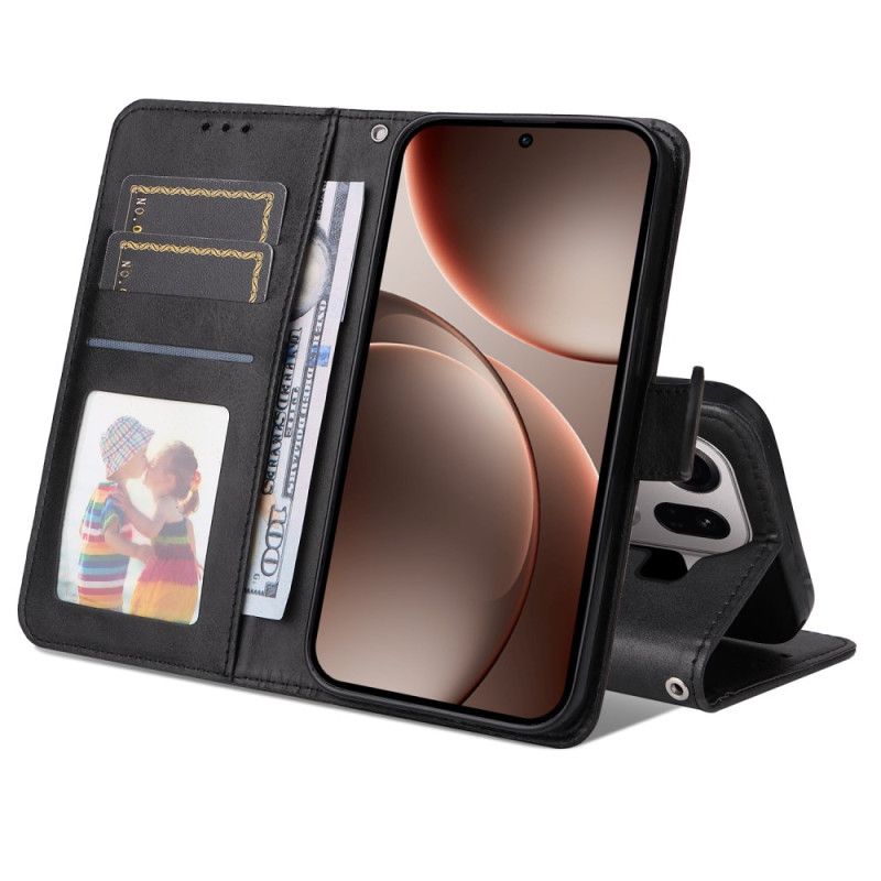 Lærdeksel Folio Deksel Oppo Find X9 Pro 5g Lær-effekt