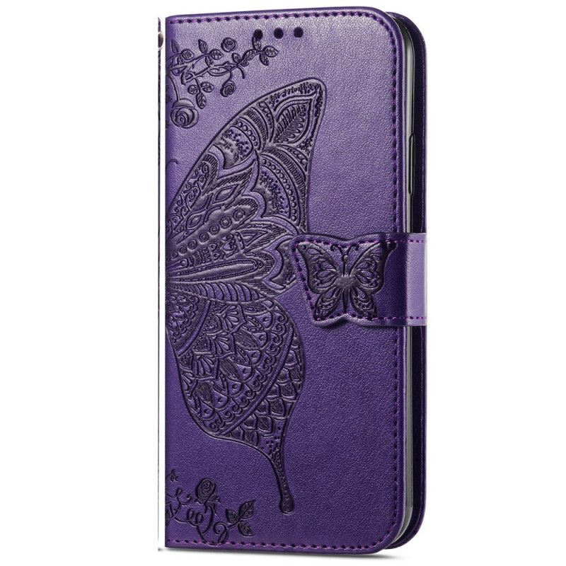 Folio Deksel Samsung Galaxy A16 5g Barokk Sommerfugl Beskyttelse Deksel