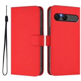 Folio Deksel Sony Xperia 10 Vii Kunstskinn