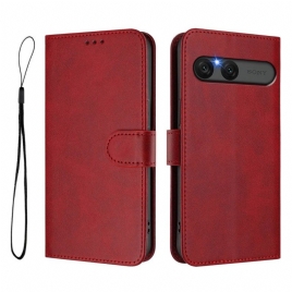 Folio Deksel Sony Xperia 10 Vii Læreffekt