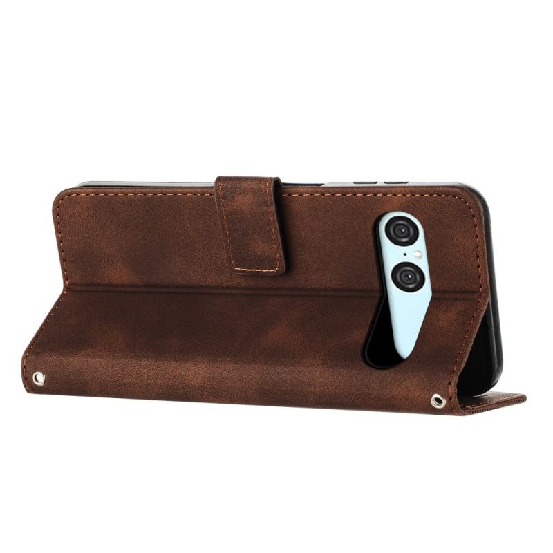 Folio Deksel Til Sony Xperia 10 Vii Geometrisk Design