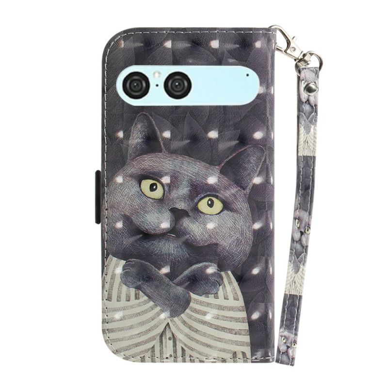 Folio Deksel Til Sony Xperia 10 Vii Grå Kattsnor