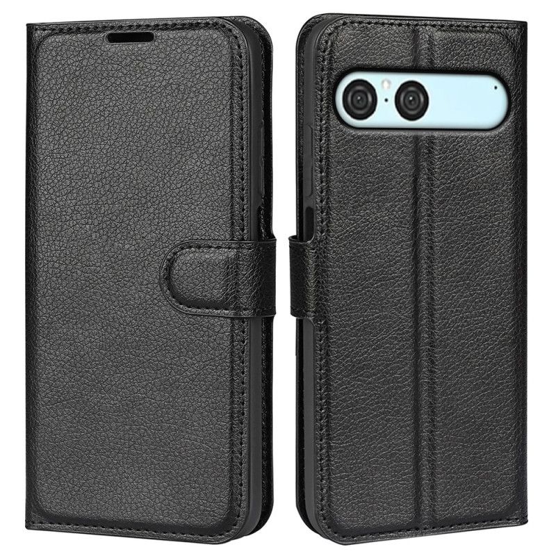 Folio Deksel Til Sony Xperia 10 Vii Kunstskinnslichi