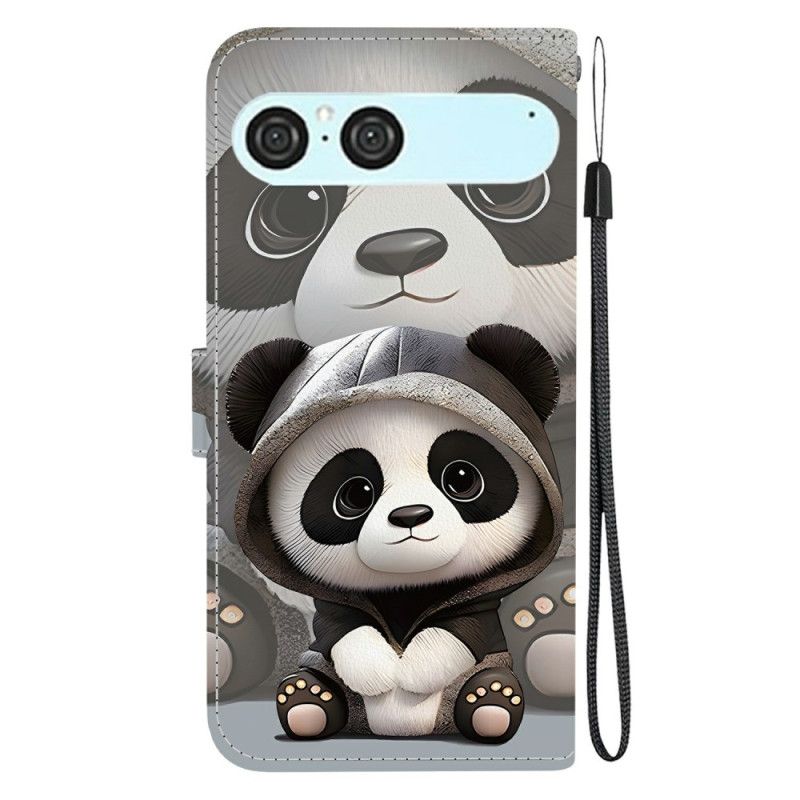 Folio Deksel Til Sony Xperia 10 Vii Søt Panda