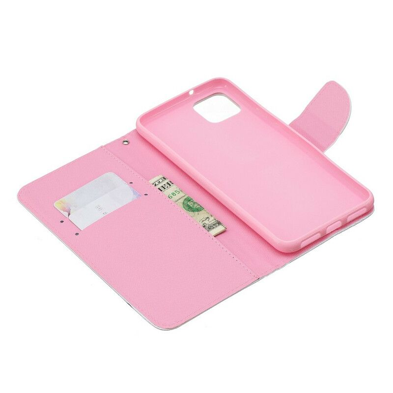 Lærdeksel Til Google Pixel 4 Elefantbaby Rosa