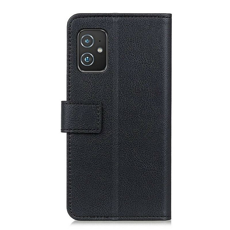 Lærdeksel Til Asus Zenfone 8 Enkel Skinneffekt