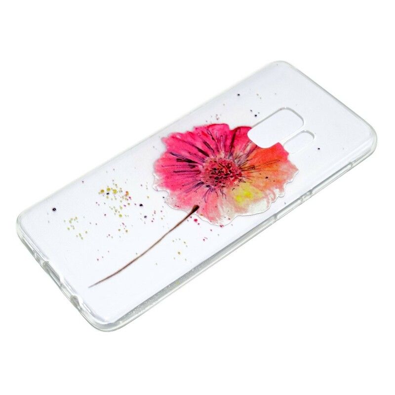 Deksel Til Samsung Galaxy S9 Plus Sømløst Blomstermønster I Akvarell
