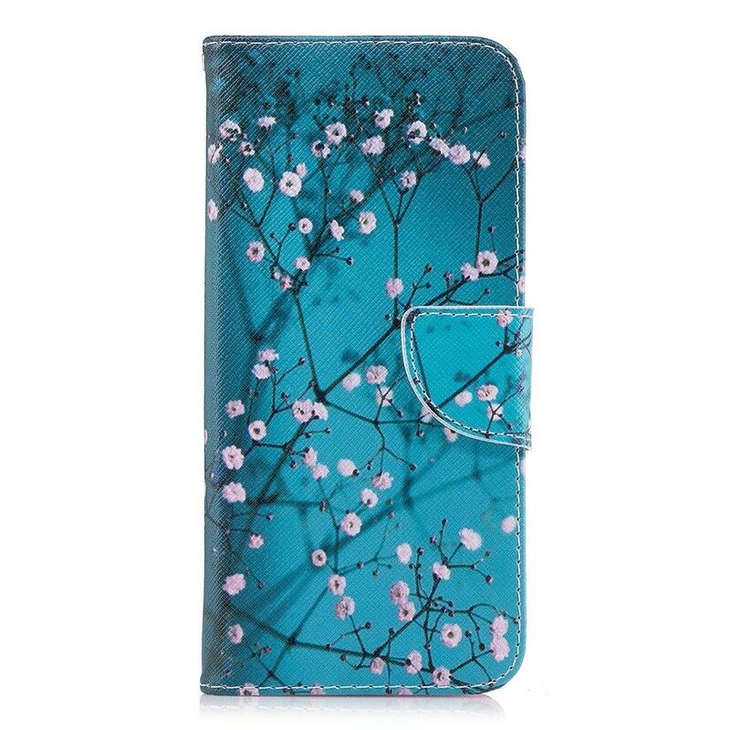 Lærdeksel Til Samsung Galaxy S9 Plus Blomstrende Tre
