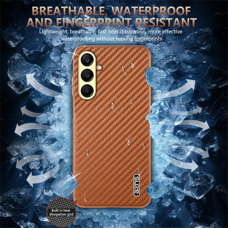 Deksel Samsung Galaxy A17 4g / 5g Azns Karbonfiber Beskyttelse Deksel