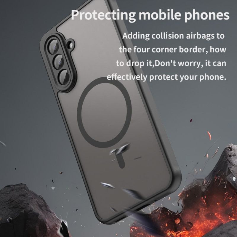 Deksel Samsung Galaxy A17 4g / 5g Frostet Magnetisk Beskyttelse Deksel