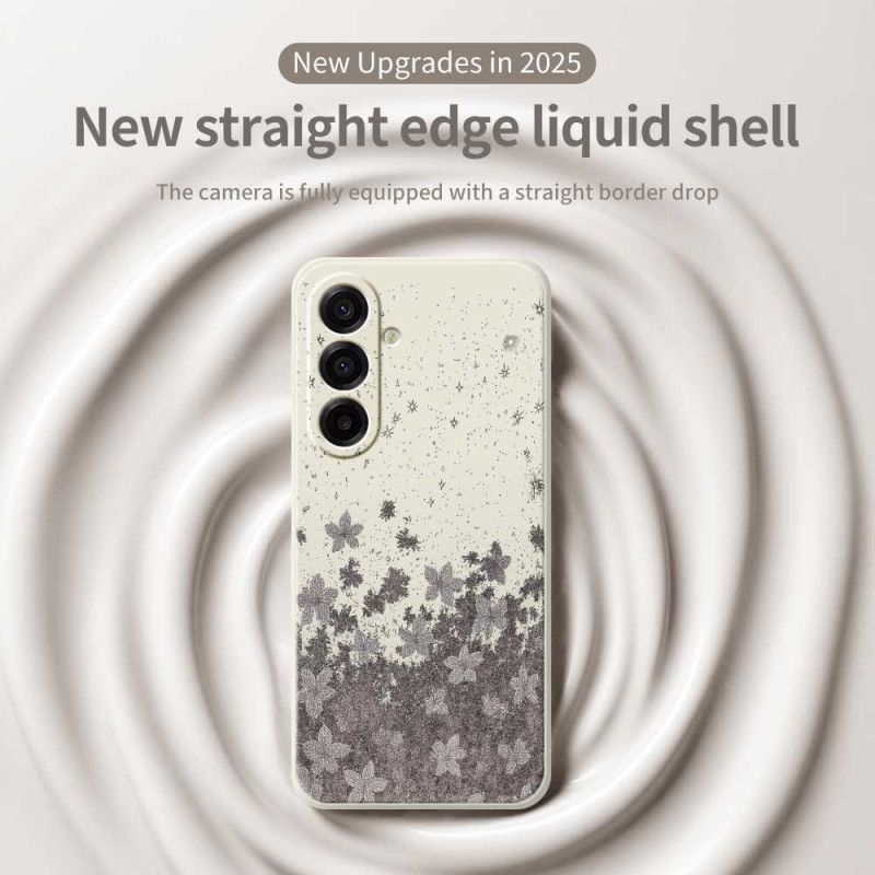 Deksel Samsung Galaxy A17 4g / 5g Grå Blomster