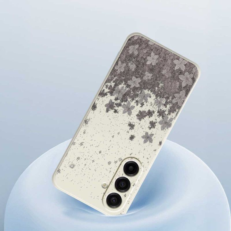 Deksel Samsung Galaxy A17 4g / 5g Grå Blomster