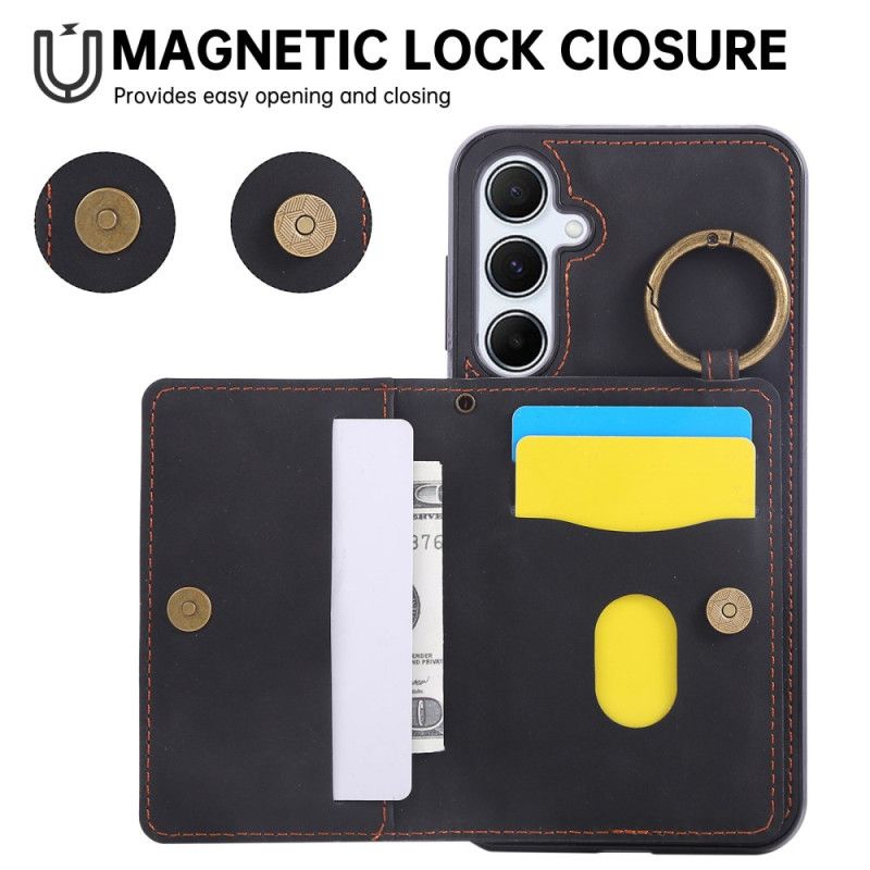 Deksel Samsung Galaxy A17 4g / 5g Kortholder Og Ring