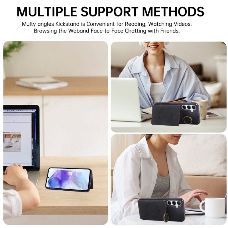 Deksel Samsung Galaxy A17 4g / 5g Kortholder Og Ring