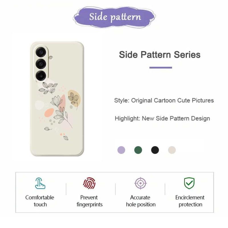 Deksel Samsung Galaxy A17 4g / 5g Mobildeksel Blomster