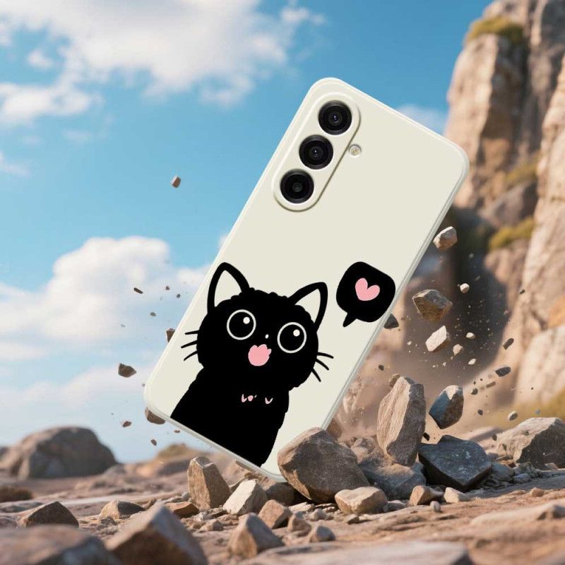 Deksel Samsung Galaxy A17 4g / 5g Svart Katt