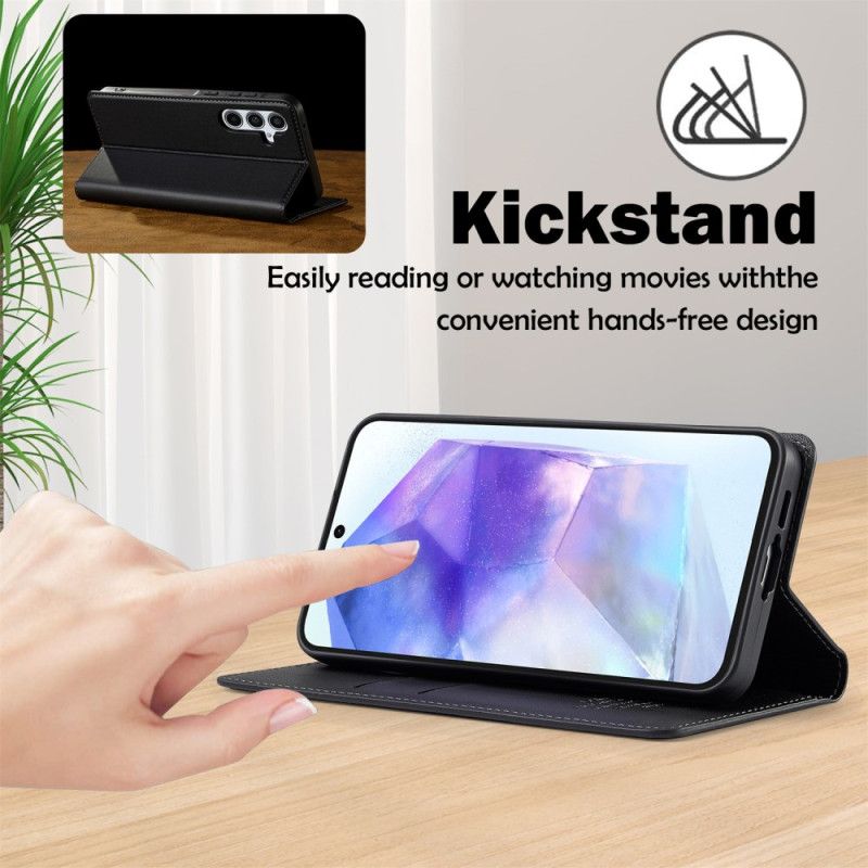 Folio Deksel Lær Samsung Galaxy A17 4g / 5g Mobildeksel Lc.imeeke