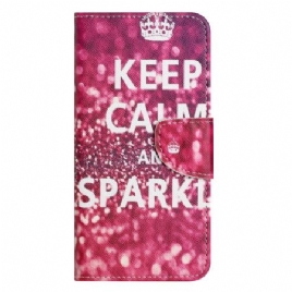 Folio Deksel Samsung Galaxy A17 4g / 5g Behold Roen Og Glitre Beskyttelse Deksel