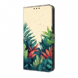 Folio Deksel Samsung Galaxy A17 4g / 5g Blader Beskyttelse Deksel