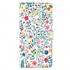 Folio Deksel Samsung Galaxy A17 4g / 5g Blomsterbed