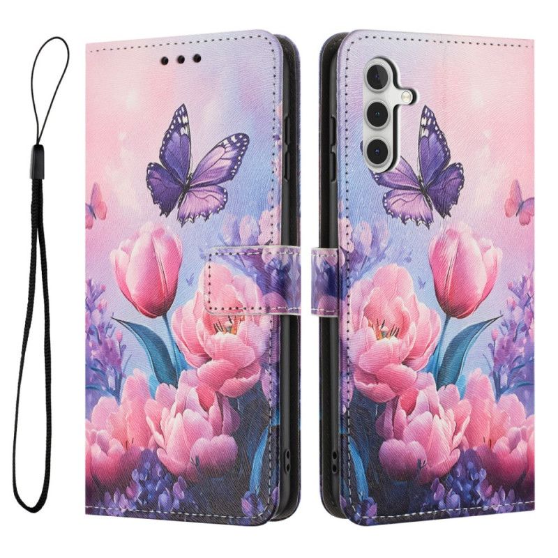 Folio Deksel Samsung Galaxy A17 4g / 5g Blomsterdekor