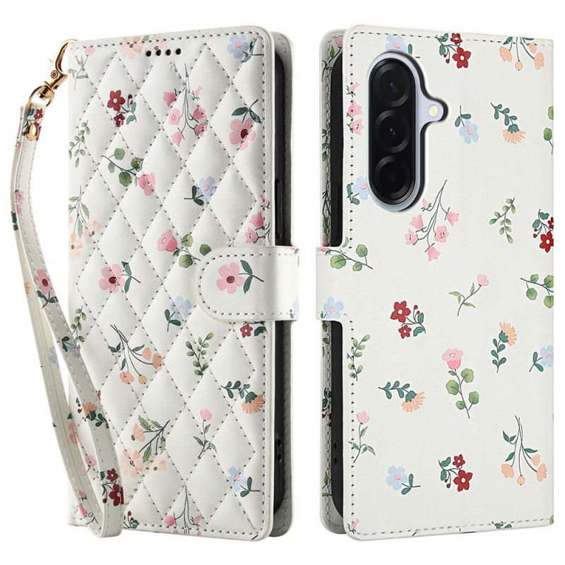 Folio Deksel Samsung Galaxy A17 4g / 5g Blomsterlommebok